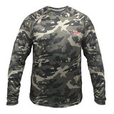 Camisa De Pesca Outdoor Camuflada 01 Monster 3x Original