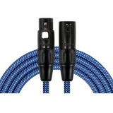 Cable Xlr De 1  A 1  Kirlin Mwc-270pb Azul De 10m