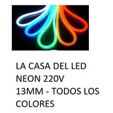 30 Mts Neon Led 220v Azul + 5 Conectores