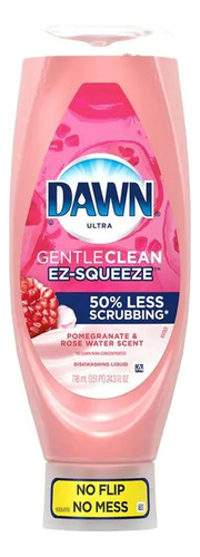 Lavalozas Gentle Clean Ez Squeeze Granada Y Rosa 718ml Dawn