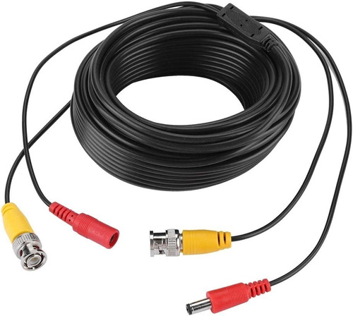  Cable Siames Para Cctv Bnc+ 2.1mm Dc Uso Interiores 20m