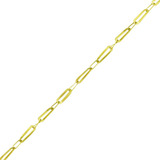 Corrente Ouro 18k  Elos Alternados 45cm 2,0g