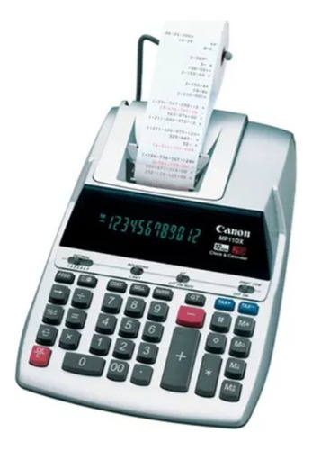 Calculadora Con Impresora Canon Mp11dx-2 12 Digitos 4.3 /vc Color Negro