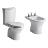 Combo Ferrum Varese Inodoro, Deposito Dual, Bidet 3a Y Tapa