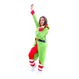 Pijama Mameluco Duende Santa Claus Kigurumi Navidad Unisex 