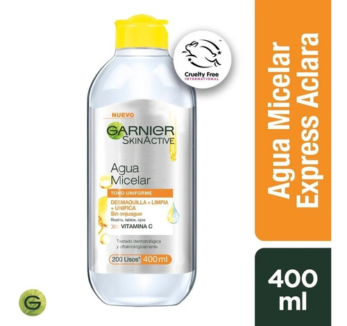 Agua Micelar Express Aclara | Garnier Skin Active | 400ml