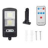 Foco Solar Led 100w Con Sensor Movimiento - Luz Exterior