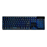 Teclado Vorago Star The Game Alambrico Usb Rgb Negro Kb-502