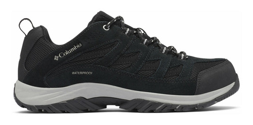 Zapatilla Cuero Hombre Crestwood Waterproof Negro Columbia