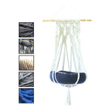 Hamaca De Macrame Boho Para Mascotas H4