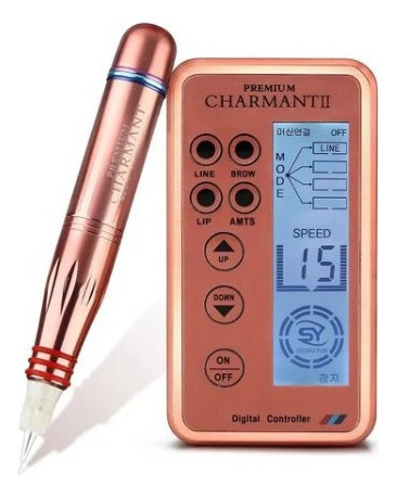 Dermografo Caixa Original Charmant Premiun 2 Kit + Agulhas +