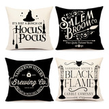 Fundas De Cojines Decorativas De Halloween Hocus Pocus Salem