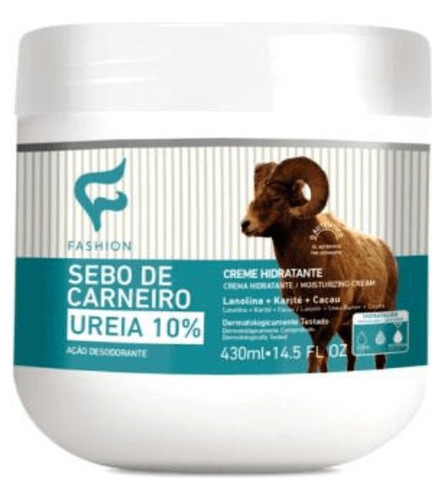 Creme Hidratante Fashion Sebo De Carneiro Ureia 10%  430ml