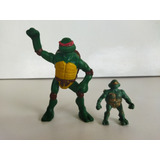 Tortugas Ninja Figura Tmnt Rafael Y Mini  Teenaje Turtle