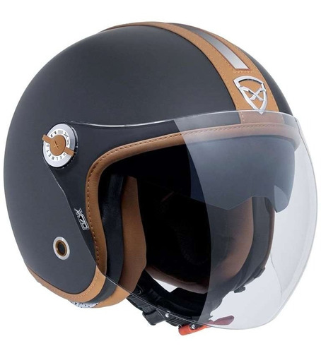 Casco Abierto Nexx Retro Groovy Negro Camel Tienda Oficial