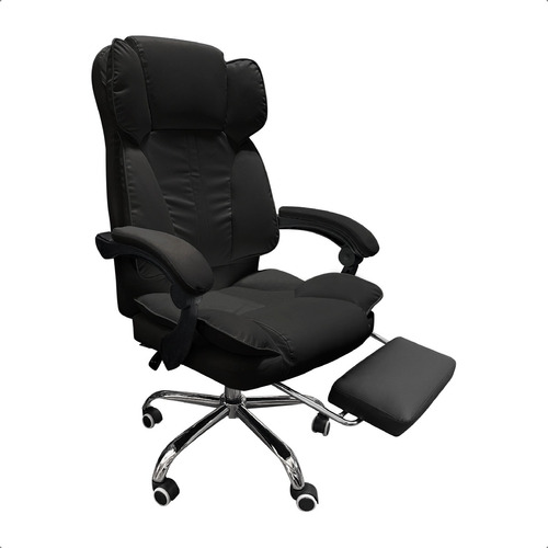 Sillon Ejecutivo Escritorio Silla Eco Cuero Reclinable Gira