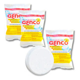 Cloro Para Piscina Kit 3 Pastilhas 200gr Multipla Ação Genco