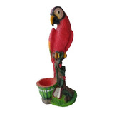 Porta Maceta De Guacamaya, Macetero De Resina De 73cm