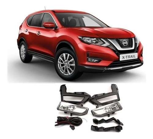 Kit Faros Niebla Nissan Xtrail 2018 -2022 Con Switch.