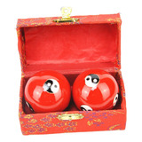 Bolas Baoding Chinas Con Caja De Almacenamiento Fitness