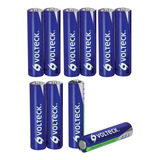 Paquete Con 10 Pilas Recargables 1000 Mah Tamaño Aaa Volteck