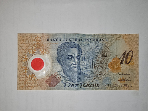 Cédula Plastica De 10 Reais