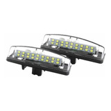 Set 2x Luz Led 6000k Placa Toyota 01-03 Prius 07-16 Yaris 6k