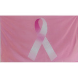 Bandera Contra El Cancer De Seno (tamaño 90x150cm) Dble Faz