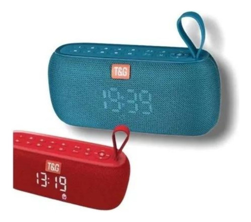 Parlante Reloj Bluetooth Speaker Radio Fm Sd Aux Portatil