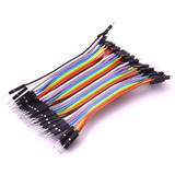 Pack 40 Cables 10cm Protoboard Macho Macho Nubbeo