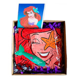 Gift Box Personalizada Sirenita Remeron + Cuaderno +lapicera