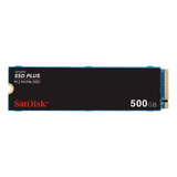 Ssd Sandisk Plus 500gb Nvme M.2 2280 Pcie 3.0 2500 Mb/s