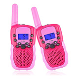 Walkie Talkies Para Niños Retroiluminados, Alcance De 3 Mill