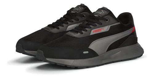 Tenis Puma Hombre Runtamed Plus Negro Gris