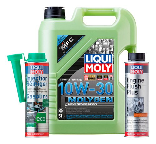 Kit 10w30 Molygen Injection Reiniger Liqui Moly + Regalo