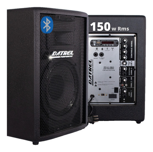 Caixa De Som Bluetooth Acustica Amplificada Ativa 150w Rms