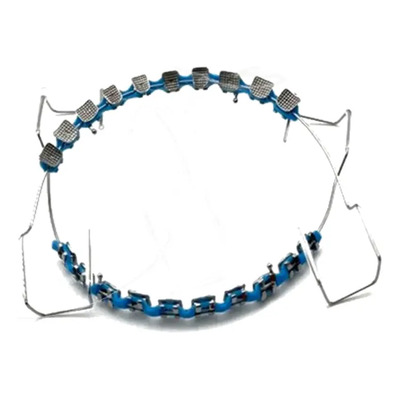 1 Par De Soportes Para Dentaduras De Colores Con Ganchos Y Azul