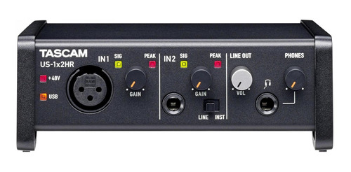 Tascam Us-1x2hr 1x2 Canales Usb Audio Interface