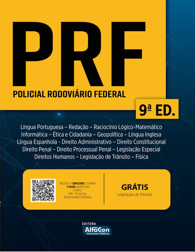 Livro Policial Rodoviário Federal
