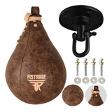 Fistrage Speed Ball Bolsa De Boxeo De Cuero Mma Muay Thai E.