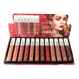 Set De 12 Labiales Acabado Matte Super Stay Constellation