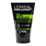 Facial Gel Limpiador Pure Charcoal 100 Ml Men Expert 