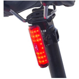 Luz De Led Bicicleta Trasera Curva 120 Lumens Usb Bate Litio