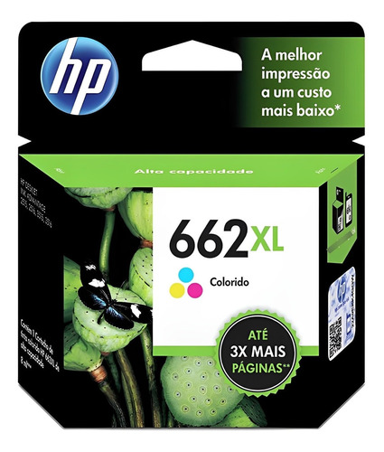 Cartucho Hp 662xl Color Original Cz106ab 2516 3516 3546 2546