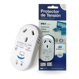 Protector Tensión Celulares Tablet Notebook Pr7 1200w Color Blanco