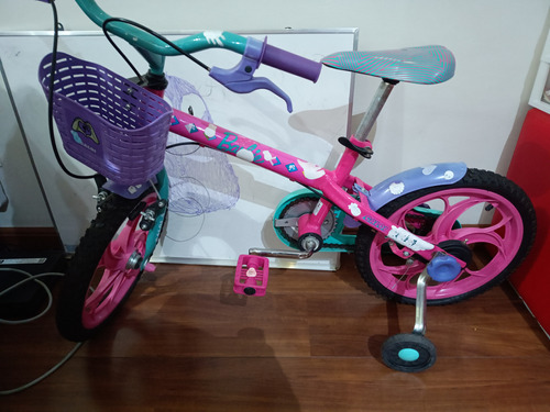 Bicicleta Caloi Aro 16 Infantil Feminina.