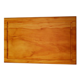 Tabla Plato Madera Asado/carnes/alimentos 28x40 Cm S/logo 