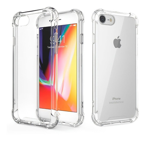 Carcasa Para iPhone Gel Protector Camara Todos Los Modelos