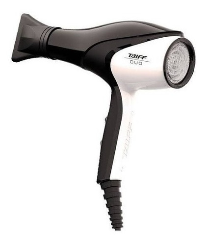 Secador De Cabelo Taiff Unique Duo Preto E Branco 110v/220v