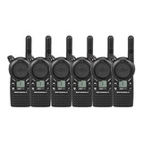 6 Pack De Motorola Cls1110 Radio De Dos Vías Walkie Talkies